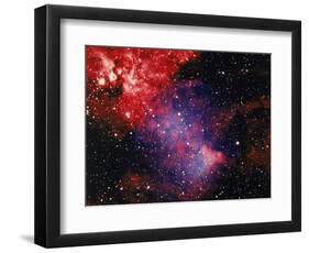 Stars and Nebula-Terry Why-Framed Photographic Print