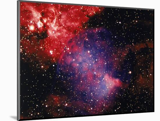 Stars and Nebula-Terry Why-Mounted Photographic Print