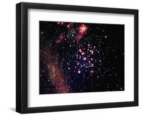 Stars and Nebula-Terry Why-Framed Photographic Print