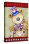Stars and Stripes Bear-Valarie Wade-Stretched Canvas