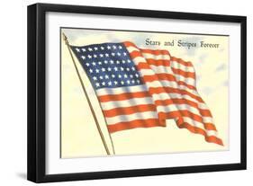 Stars and Stripes Forever, Flag-null-Framed Art Print