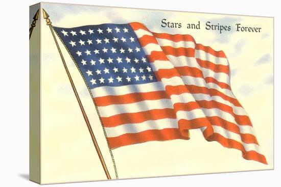 Stars and Stripes Forever, Flag-null-Stretched Canvas