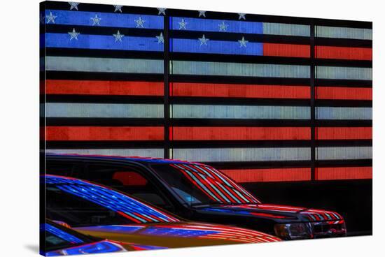 Stars and Stripes reflected-Linda Wride-Stretched Canvas