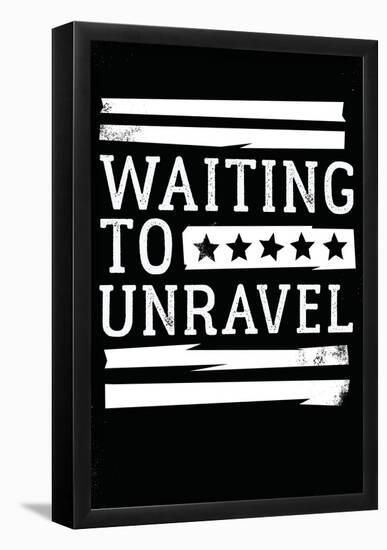 Stars In Black Waiting To Unravel-null-Framed Poster