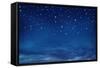 Stars in the Night Sky-egal-Framed Stretched Canvas