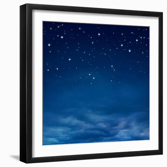 Stars in the Night Sky-egal-Framed Photographic Print