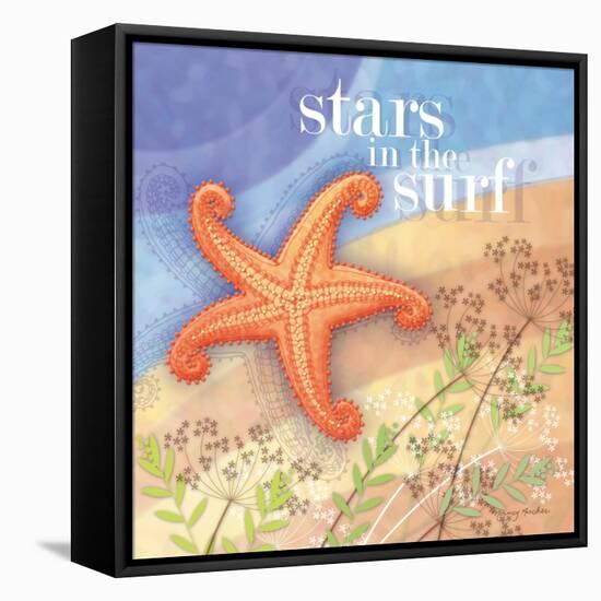 Stars in the Surf-Nancy Archer-Framed Stretched Canvas