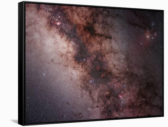 Stars, Nebulae and Dust Clouds around the Center of the Milky Way-null-Framed Stretched Canvas