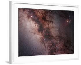 Stars, Nebulae and Dust Clouds around the Center of the Milky Way-null-Framed Photographic Print