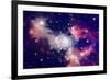 Stars of a Planet and Galaxy in a Free Space-Anatolii Vasilev-Framed Premium Giclee Print