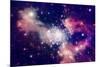 Stars of a Planet and Galaxy in a Free Space-Anatolii Vasilev-Mounted Premium Giclee Print