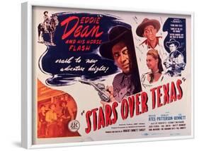 Stars Over Texas, 1946-null-Framed Art Print