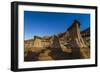 Stars over the Hoodoos in the Red Deer River Valley, Alberta, Canada-null-Framed Photographic Print