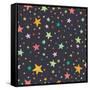 Stars Pattern-TashaNatasha-Framed Stretched Canvas