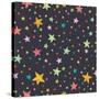 Stars Pattern-TashaNatasha-Stretched Canvas