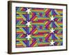 Stars Stripes B-Howie Green-Framed Giclee Print