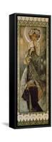 Stars: the Moon, 1902. (Version B)-Alphonse Mucha-Framed Stretched Canvas