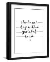 Start Each Day With A Grateful Heart-Brett Wilson-Framed Art Print