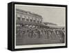 Start for the Cyclists' Ten-Mile Race at Kennington Oval-null-Framed Stretched Canvas