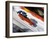 Start of a 4-Man Bobsled Team in Action, Torino, Italy-Chris Trotman-Framed Premium Photographic Print