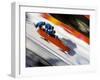 Start of a 4-Man Bobsled Team in Action, Torino, Italy-Chris Trotman-Framed Premium Photographic Print