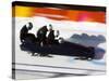 Start of a 4-Man Bobsled Team in Action, Torino, Italy-Chris Trotman-Stretched Canvas