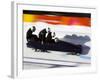 Start of a 4-Man Bobsled Team in Action, Torino, Italy-Chris Trotman-Framed Photographic Print