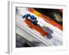 Start of a 4-Man Bobsled Team in Action, Torino, Italy-Chris Trotman-Framed Photographic Print