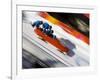 Start of a 4-Man Bobsled Team in Action, Torino, Italy-Chris Trotman-Framed Photographic Print