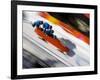 Start of a 4-Man Bobsled Team in Action, Torino, Italy-Chris Trotman-Framed Photographic Print