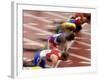 Start of a Mens 100M Race-Paul Sutton-Framed Photographic Print