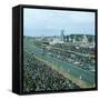 Start of the 1966 Le Mans 24 hours race-null-Framed Stretched Canvas