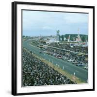 Start of the 1966 Le Mans 24 hours race-null-Framed Photographic Print