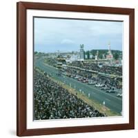 Start of the 1966 Le Mans 24 hours race-null-Framed Photographic Print