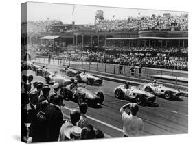 Start of the British Grand Prix, Aintree, Liverpool, 1955-null-Stretched Canvas