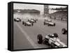 Start of the British Grand Prix at Siverstone, 1965-null-Framed Stretched Canvas