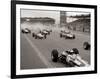 Start of the British Grand Prix at Siverstone, 1965-null-Framed Photographic Print