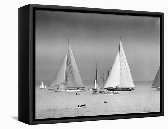 Start of the King's Cup Race-null-Framed Stretched Canvas