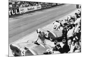 Start of the Le Mans 24 Hours, France, 1959-null-Mounted Photo
