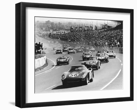 Start of the Le Mans 24 Hours, France, 1964-null-Framed Premium Photographic Print