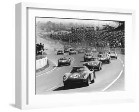 Start of the Le Mans 24 Hours, France, 1964-null-Framed Photographic Print