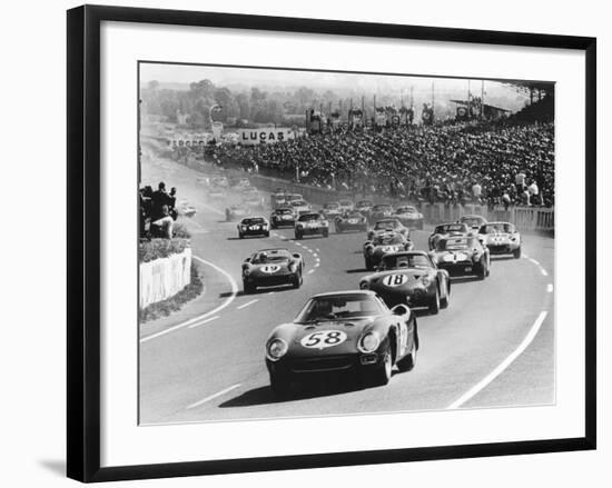 Start of the Le Mans 24 Hours, France, 1964-null-Framed Photographic Print