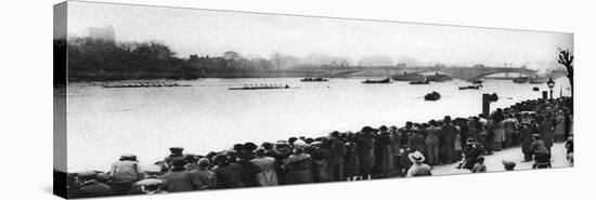 Start of the Oxford and Cambridge Boat Race, London, 1926-1927-null-Stretched Canvas