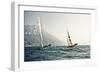 Start of the yachting regatta Centomiglia in 2012 in front of the harbour of Bogliaco, Lake Garda, -Rasmus Kaessmann-Framed Photographic Print