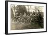 Start of Vintage Bicycle Race-null-Framed Art Print