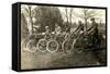 Start of Vintage Bicycle Race-null-Framed Stretched Canvas