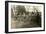 Start of Vintage Bicycle Race-null-Framed Art Print