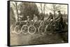 Start of Vintage Bicycle Race-null-Framed Stretched Canvas