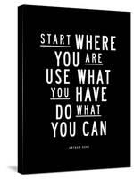 Start Where You Are-Brett Wilson-Stretched Canvas