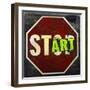 Start-Daniel Bombardier-Framed Giclee Print